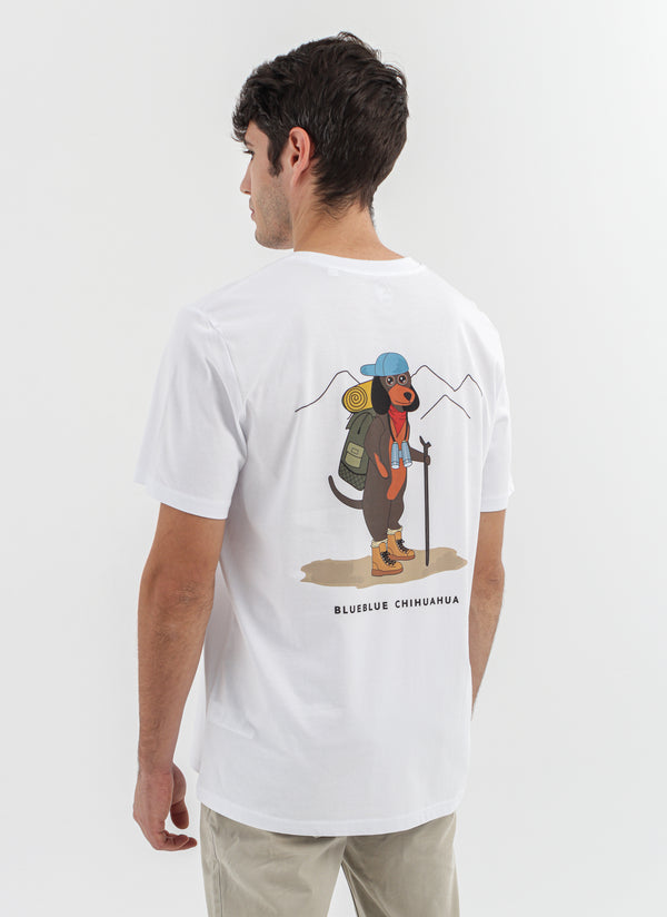 Camiseta Algodón Orgánico Perro Explorador